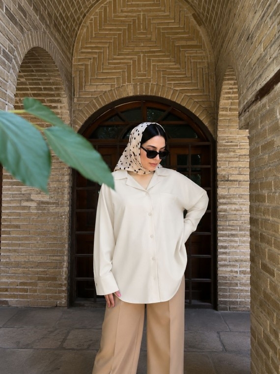 شومیز بیسیک فری سایز استخوانی
